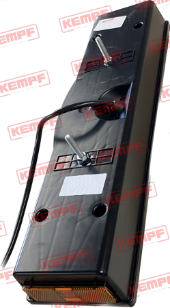 27693 Kempf Rückleuchte, 6K, links, MB, 525x139 mm, mit Kennzeichenleuchte